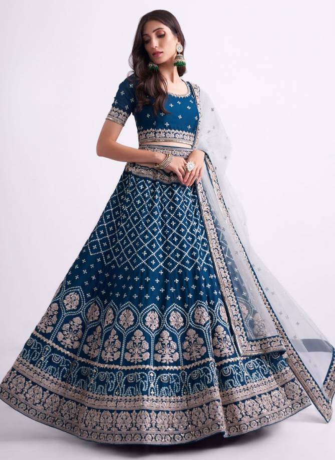 Bridal Heritage Premium 2 Alizeh New Net With Silk Wholesale Lehenga Choli Collection